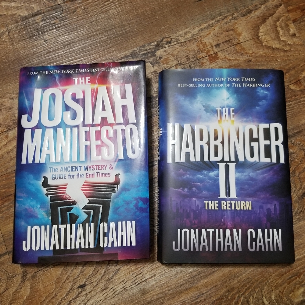 2 Books, Jonathan Cahn, Christian, Religion, Hard Cover